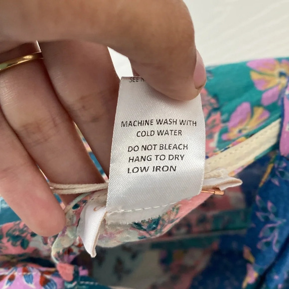 Olivaceous Halter Open Back Patchwork Floral Jumpsuit - Picture 8 of 8